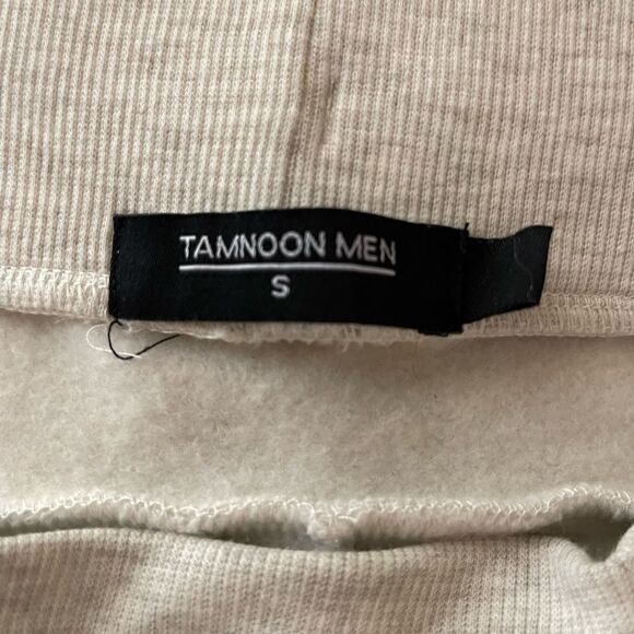 Tamnoon Men Small Heather Gray and Black Joggers - Picture 2 of 5